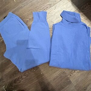 Theory Sweater and Pant Cashmere Set